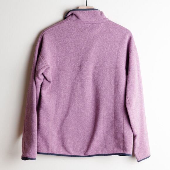 Patagonia Sweater Womens M Marsupial 1/4 Snap Pullover Violet Purple - Picture 6 of 13